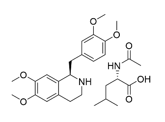 R-四氢罂粟碱 N-乙酰-L-亮氨酸盐