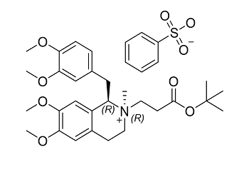 (1R,2R)-1-[(3,4-二甲氧基苯基)甲基]-2-[3-(叔丁氧基)-3-氧代丙基]-1,2,3,4-四氢-6,7-二甲氧基-2-甲基异喹啉苯磺酸盐