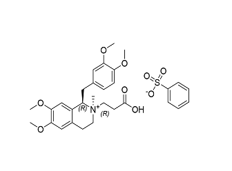 2-（2-羧乙基）-1-[（3,4-二甲氧基苯基）甲基]、1,2,3,4-四氢-6,7-二甲氧基-2-甲基-异喹啉苯磺酸盐